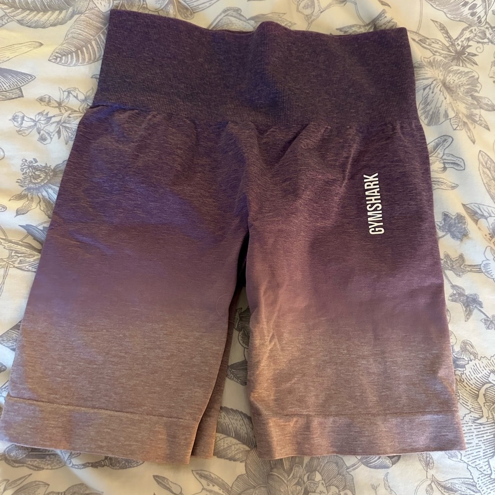 Gymshark purple ombré biker shorts